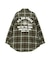 《直営店限定》COTTON WIDE CHECK EMB SHIRTS USAF／コットンワイドチェ