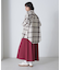 《直営店限定》COTTON WIDE CHECK EMB SHIRTS USAF／コットンワイドチェ