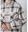 《直営店限定》COTTON WIDE CHECK EMB SHIRTS USAF／コットンワイドチェ