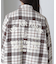 《直営店限定》COTTON WIDE CHECK EMB SHIRTS USAF／コットンワイドチェ