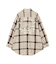 《直営店限定》COTTON WIDE CHECK EMB SHIRTS USAF／コットンワイドチェ