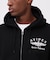 VARSITY LOGO SWEAT ZIP UP PARKA ／バーシティ ロゴ スウェット ジップアップ パーカー