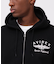 VARSITY LOGO SWEAT ZIP UP PARKA ／バーシティ ロゴ スウェット ジップアップ パーカー