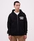 VARSITY LOGO SWEAT ZIP UP PARKA ／バーシティ ロゴ スウェット ジップアップ パーカー