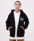 VARSITY LOGO SWEAT ZIP UP PARKA ／バーシティ ロゴ スウェット ジップアップ パーカー