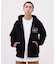 VARSITY LOGO SWEAT ZIP UP PARKA ／バーシティ ロゴ スウェット ジップアップ パーカー