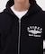 VARSITY LOGO SWEAT ZIP UP PARKA ／バーシティ ロゴ スウェット ジップアップ パーカー