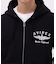 VARSITY LOGO SWEAT ZIP UP PARKA ／バーシティ ロゴ スウェット ジップアップ パーカー