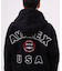 VARSITY LOGO SWEAT ZIP UP PARKA ／バーシティ ロゴ スウェット ジップアップ パーカー