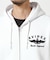 VARSITY LOGO SWEAT ZIP UP PARKA ／バーシティ ロゴ スウェット ジップアップ パーカー