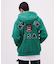 VARSITY LOGO SWEAT ZIP UP PARKA ／バーシティ ロゴ スウェット ジップアップ パーカー