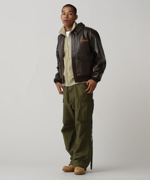 A-2 FLIGHT JACKET ANTIQUE LAMB｜アヴィレックスの通販｜&mall
