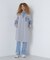 《CROSSOVER》DENIM COMBI ONEPIECE／デニムコンビワンピース