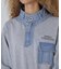 《CROSSOVER》DENIM COMBI ONEPIECE／デニムコンビワンピース