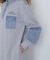 《CROSSOVER》DENIM COMBI ONEPIECE／デニムコンビワンピース