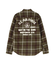 LONGSLEEVE CHECK EMB SHIRT USAF ／ ロングスリーブ チェック エンブロイダリー シャツ USAF