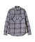 LONGSLEEVE CHECK EMB SHIRT USAF ／ ロングスリーブ チェック エンブロイダリー シャツ USAF