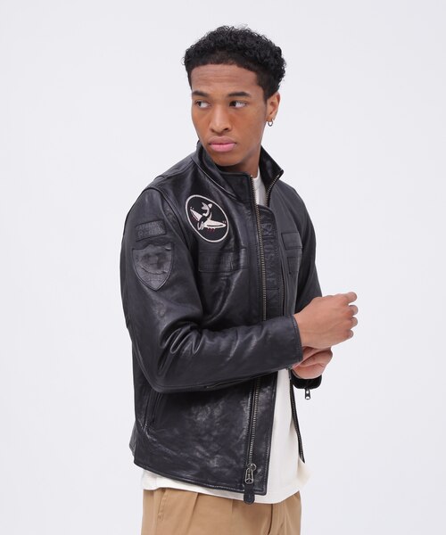 直営店限定》AGED WAPPEN STAND ZIP RIDERS ／ エイジド ワッペン