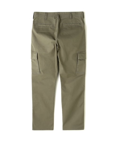 専用出品AVIREX M カーゴパンツ マルチポケット カーキ ワークパンツ TFQP by HANDROOM》GREEN SELVEDGE MILITARY DENIM CARGO
