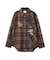 CHEMICAL WASH CHECK SHIRT／ケミカルウォッシュ チェックシャツ