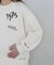 《直営店限定》HAND LIKE EMBROIDERY SWEAT／ハンドライク刺繍スウェット