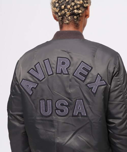 アヴィレックス MA-1 セイムカラー AVIREX AVIREX(アビレックス) MA-1 SAME COLOR LOGO