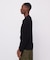 《DAILY／デイリー》RIB L／S CREW NECK T-SHIRT／リブ 長袖 クルーネック Tシャツ  デイリーウェア