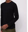 《DAILY／デイリー》RIB L／S CREW NECK T-SHIRT／リブ 長袖 クルーネック Tシャツ  デイリーウェア