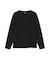 《DAILY／デイリー》RIB L／S CREW NECK T-SHIRT／リブ 長袖 クルーネック Tシャツ  デイリーウェア