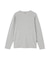 《DAILY／デイリー》RIB L／S CREW NECK T-SHIRT／リブ 長袖 クルーネック Tシャツ  デイリーウェア