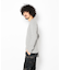 《DAILY／デイリー》RIB L／S CREW NECK T-SHIRT／リブ 長袖 クルーネック Tシャツ  デイリーウェア