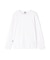 《DAILY／デイリー》RIB L／S CREW NECK T-SHIRT／リブ 長袖 クルーネック Tシャツ  デイリーウェア