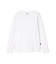 《DAILY／デイリー》RIB L／S CREW NECK T-SHIRT／リブ 長袖 クルーネック Tシャツ  デイリーウェア