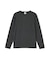 《DAILY／デイリー》RIB L／S CREW NECK T-SHIRT／リブ 長袖 クルーネック Tシャツ  デイリーウェア