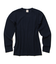 《DAILY／デイリー》RIB L／S CREW NECK T-SHIRT／リブ 長袖 クルーネック Tシャツ  デイリーウェア