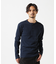 《DAILY／デイリー》RIB L／S HENLEY NECK T-SHIRT／リブ 長袖 ヘンリーネック Tシャツ  デイリーウェア