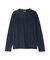 《DAILY／デイリー》RIB L／S HENLEY NECK T-SHIRT／リブ 長袖 ヘンリーネック Tシャツ  デイリーウェア