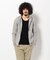 《DAILY／デイリー》RIB ZIP PARKA／デイリー 長袖 リブ ジップパーカー／AVIREX／アヴィレックス