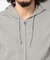 《DAILY／デイリー》RIB ZIP PARKA／デイリー 長袖 リブ ジップパーカー／AVIREX／アヴィレックス