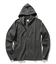 《DAILY／デイリー》RIB ZIP PARKA／デイリー 長袖 リブ ジップパーカー／AVIREX／アヴィレックス