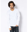 《DAILY／デイリー》MINI WAFFLE V NECK T-SHIRT／ミニワッフル 長袖 Vネック Tシャツ