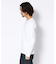《DAILY／デイリー》MINI WAFFLE V NECK T-SHIRT／ミニワッフル 長袖 Vネック Tシャツ