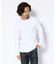 《DAILY／デイリー》MINI WAFFLE CREW-NECK L／S T-SHIRT／ミニワッフル クルーネック 長袖 Tシャツ