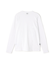 《DAILY／デイリー》MINI WAFFLE CREW-NECK L／S T-SHIRT／ミニワッフル クルーネック 長袖 Tシャツ