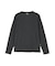 《DAILY／デイリー》MINI WAFFLE CREW-NECK L／S T-SHIRT／ミニワッフル クルーネック 長袖 Tシャツ