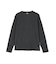 《DAILY／デイリー》MINI WAFFLE CREW-NECK L／S T-SHIRT／ミニワッフル クルーネック 長袖 Tシャツ
