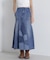 SWITCHING STRETCH DENIM SKIRT／スウィッチングストレッチデニムスカート