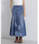 SWITCHING STRETCH DENIM SKIRT／スウィッチングストレッチデニムスカート