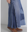 SWITCHING STRETCH DENIM SKIRT／スウィッチングストレッチデニムスカート