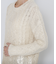 FOIL PRINT KNIT TOPS／箔プリントニットトップス